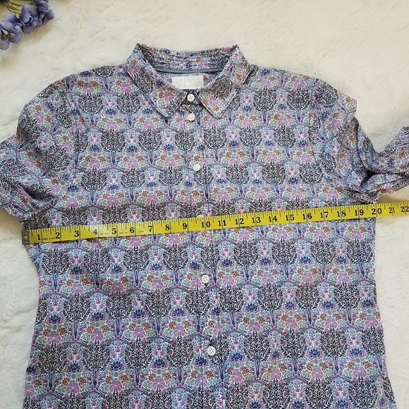 J. Crew Liberty Club Nouveau Floral Button Down Shirt - Picture 6 of 10